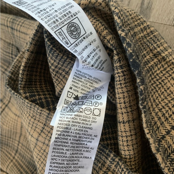 Levi's Classic Worker Overshirt - Size S - Ametrine Plaid Ermine Brown - NWT - Picture 9 of 10